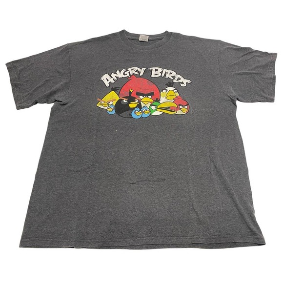 Angry Birds by fifth sun T-shirt Gray size Medium - Picture 3 of 6